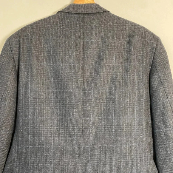 Palo Savino Wool Cashmere Sutton Sport Coat Dinner Jacket Blazer Men's 42R Gray - Picture 12 of 16